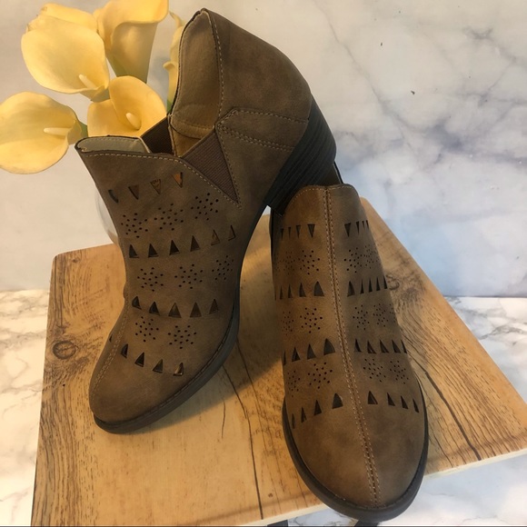 Jambu Shoes - JBU by Jambu Vegan Leather Ankle Boots 7.5